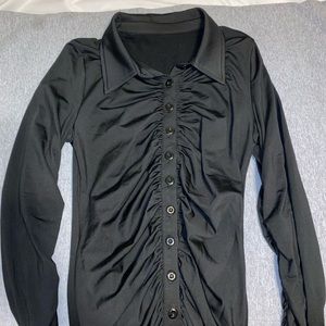 Button up tight dress